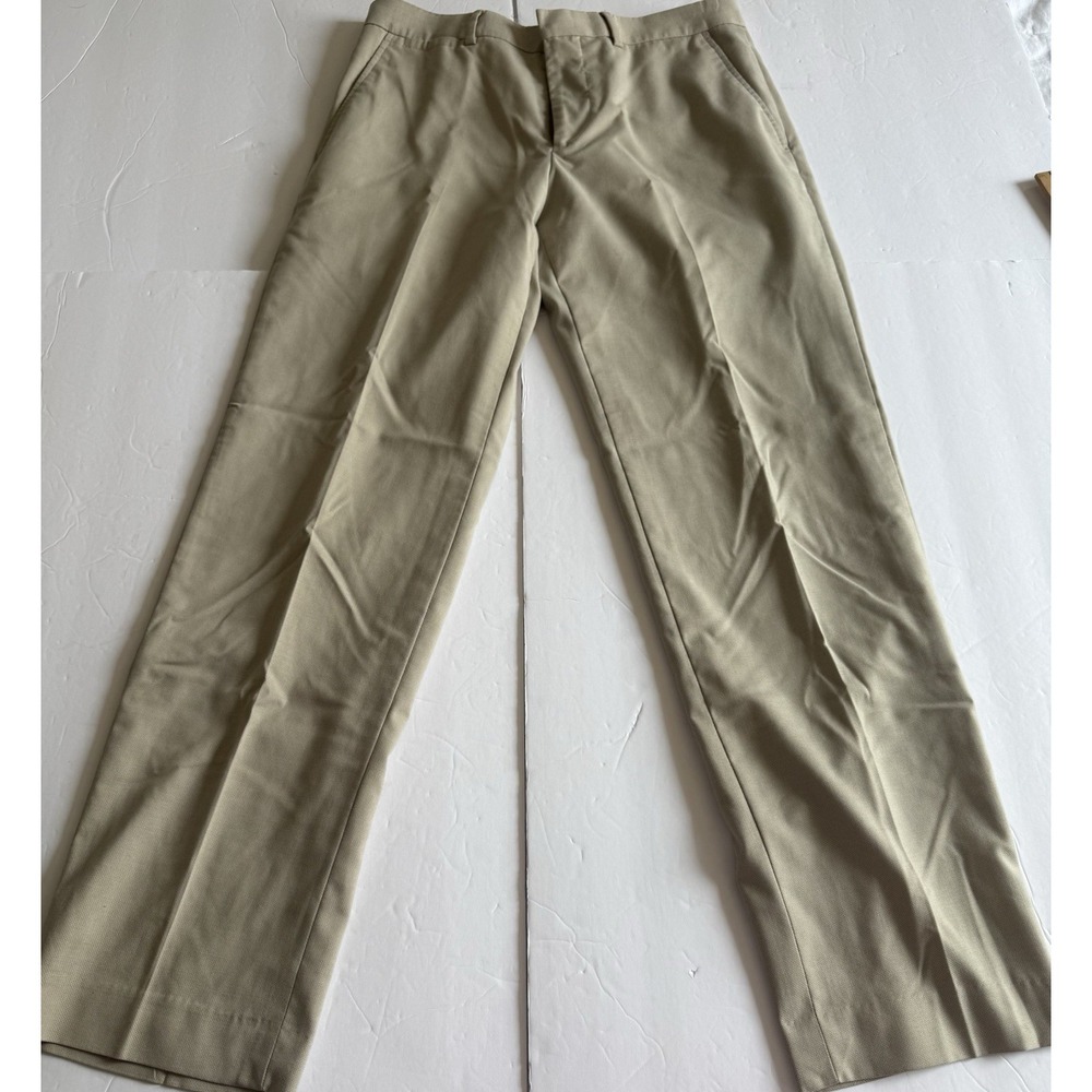 J. Ferrar pants Men's Beige Slim Flat Front 32x30 EUC
